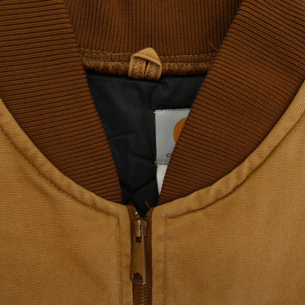 Carhartt カーハート USA製 ダック キルティング ベスト ベージュ系 XXL【中古】
