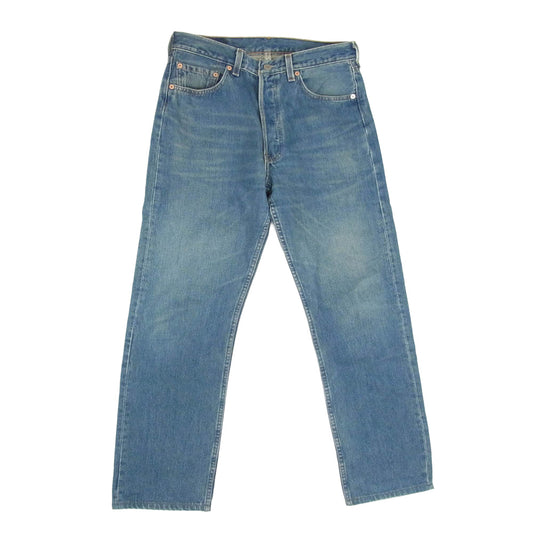 Levi's リーバイス 501 0497 90s USA製 501 レギュラー ボタン裏501 デニム パンツ インディゴブルー系 W-32 L-32【中古】