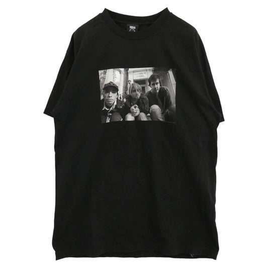 MINEDENIM マインデニム 21SS MND-NV002-99-L2 Nirvana MG Photo Tee ニルヴァーナ フォトプリント 半袖 Tシャツ ブラック系 L【中古】