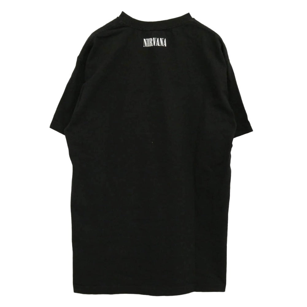 MINEDENIM マインデニム 21SS MND-NV002-99-L2 Nirvana MG Photo Tee ニルヴァーナ フォトプリント 半袖 Tシャツ ブラック系 L【中古】