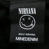 MINEDENIM マインデニム 21SS MND-NV002-99-L2 Nirvana MG Photo Tee ニルヴァーナ フォトプリント 半袖 Tシャツ ブラック系 L【中古】