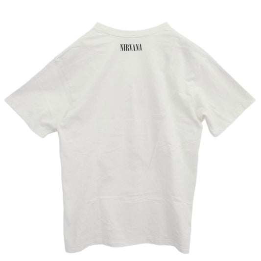 MINEDENIM マインデニム MND-NV007-00-L2 Nirvana YL Photo Tee ニルヴァーナ フォトプリント 半袖 Tシャツ ホワイト系 L【中古】
