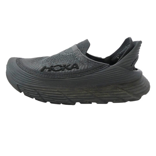 HOKA ONE ONE ホカ オネオネ 1134532 BBLC RESTORE TC リストアティーシー スリッポン スニーカー チャコール系 27cm【中古】