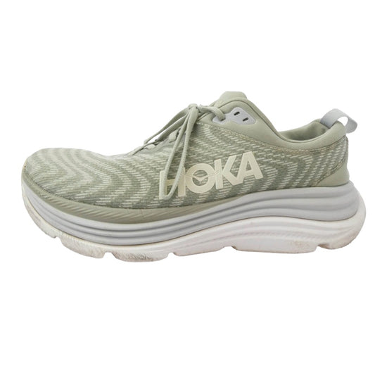 HOKA ONE ONE ホカ オネオネ 1127929 BYT GAVIOTA 5 ガビオタ 5 スニーカー グリーン系 26.5cm【中古】