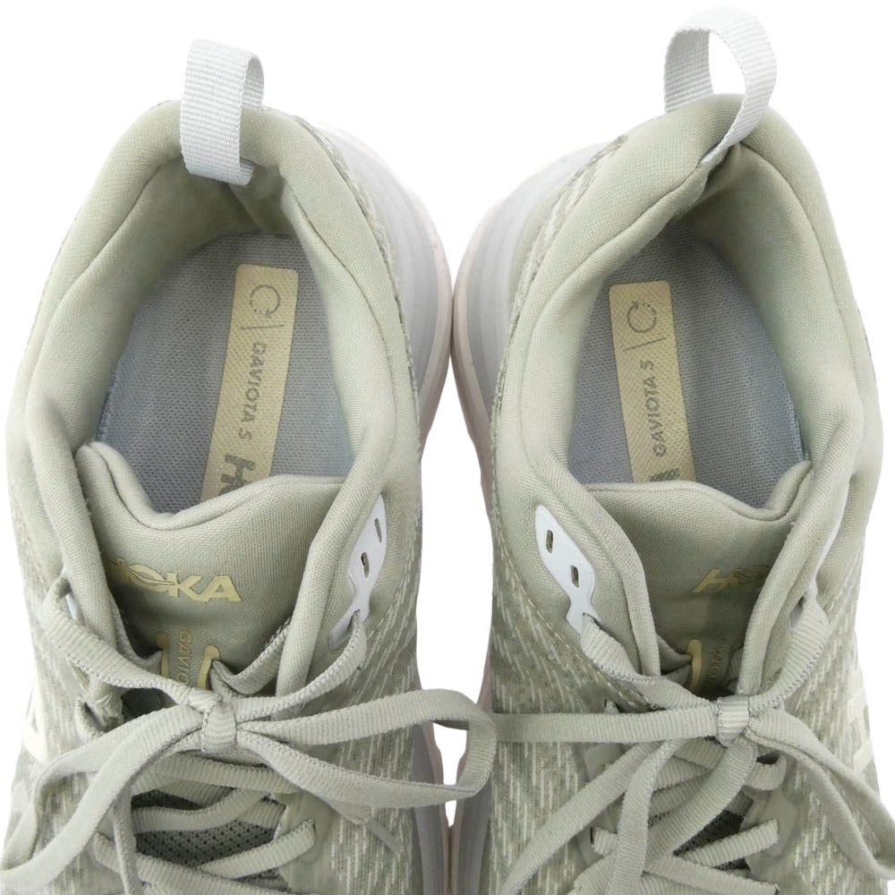 HOKA ONE ONE ホカ オネオネ 1127929 BYT GAVIOTA 5 ガビオタ 5 スニーカー グリーン系 26.5cm【中古】