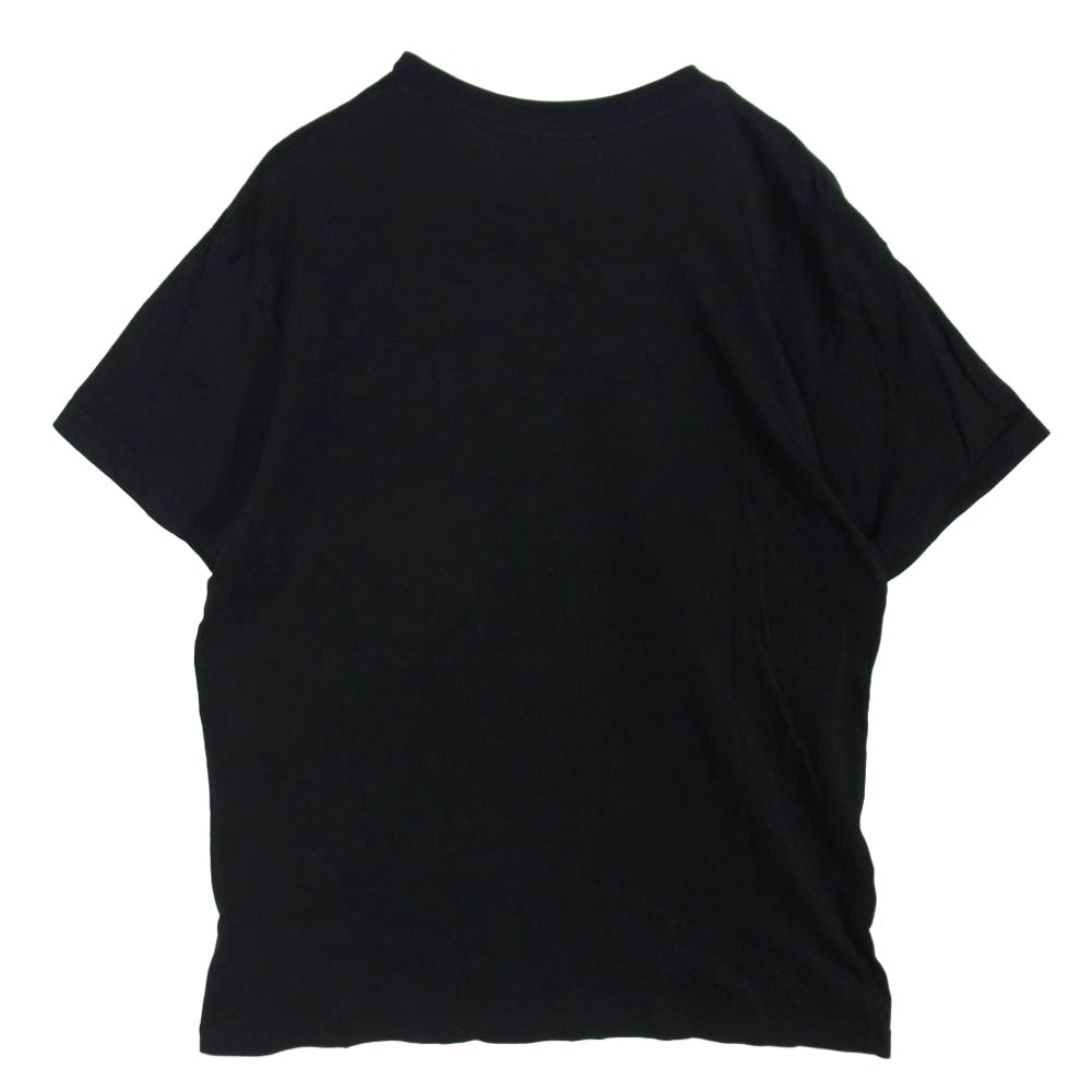AMIRI アミリ ロゴプリント クルーネック 半袖 Tシャツ カットソー ブラック系 XS【中古】