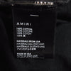AMIRI アミリ ロゴプリント クルーネック 半袖 Tシャツ カットソー ブラック系 XS【中古】