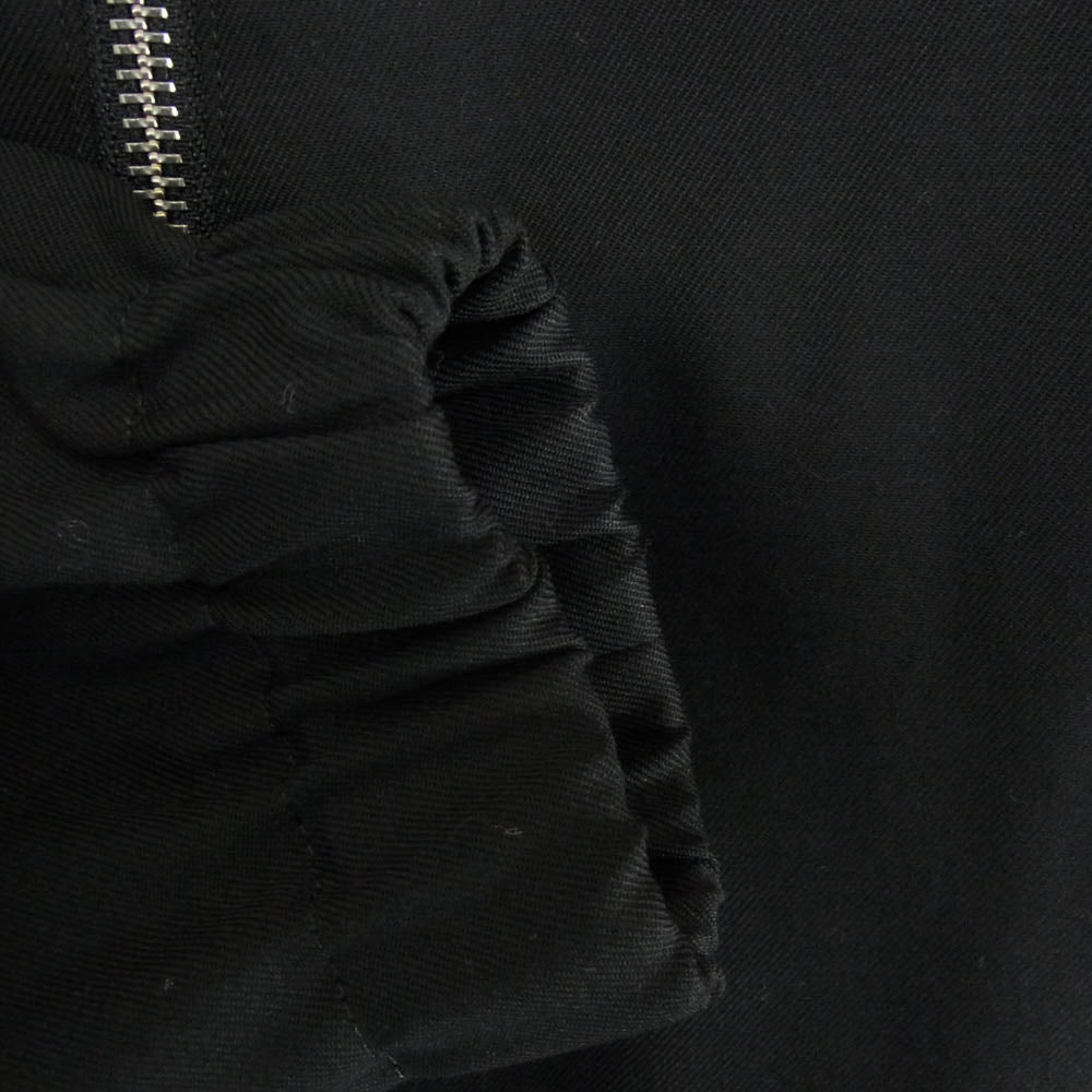 AMI PARIS アミパリス HJK019.WV0037 WOOL ZIP UP BLOUSON ウール ジップアップ ショート ブルゾン ジャケット ブラック系 L【中古】
