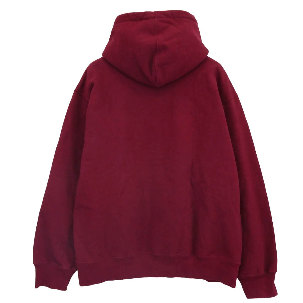 Supreme シュプリーム 20AW Pearl Hooded Sweatshirt パールプリント プルオーバー パーカー フーディー ワインレッド系 XL【中古】