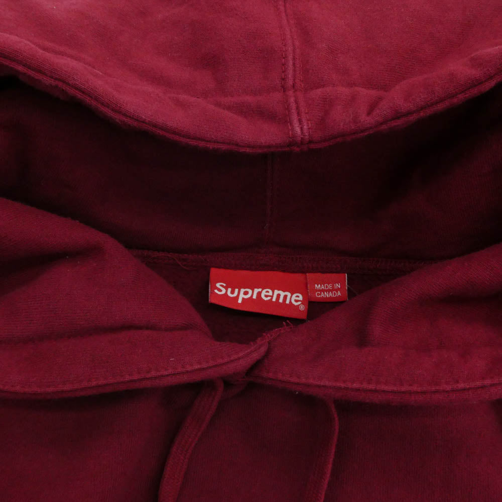 Supreme シュプリーム 20AW Pearl Hooded Sweatshirt パールプリント プルオーバー パーカー フーディー ワインレッド系 XL【中古】