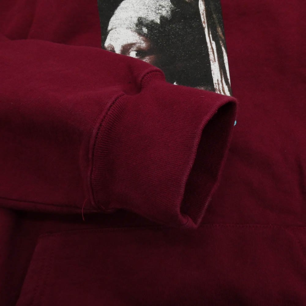 Supreme シュプリーム 20AW Pearl Hooded Sweatshirt パールプリント プルオーバー パーカー フーディー ワインレッド系 XL【中古】
