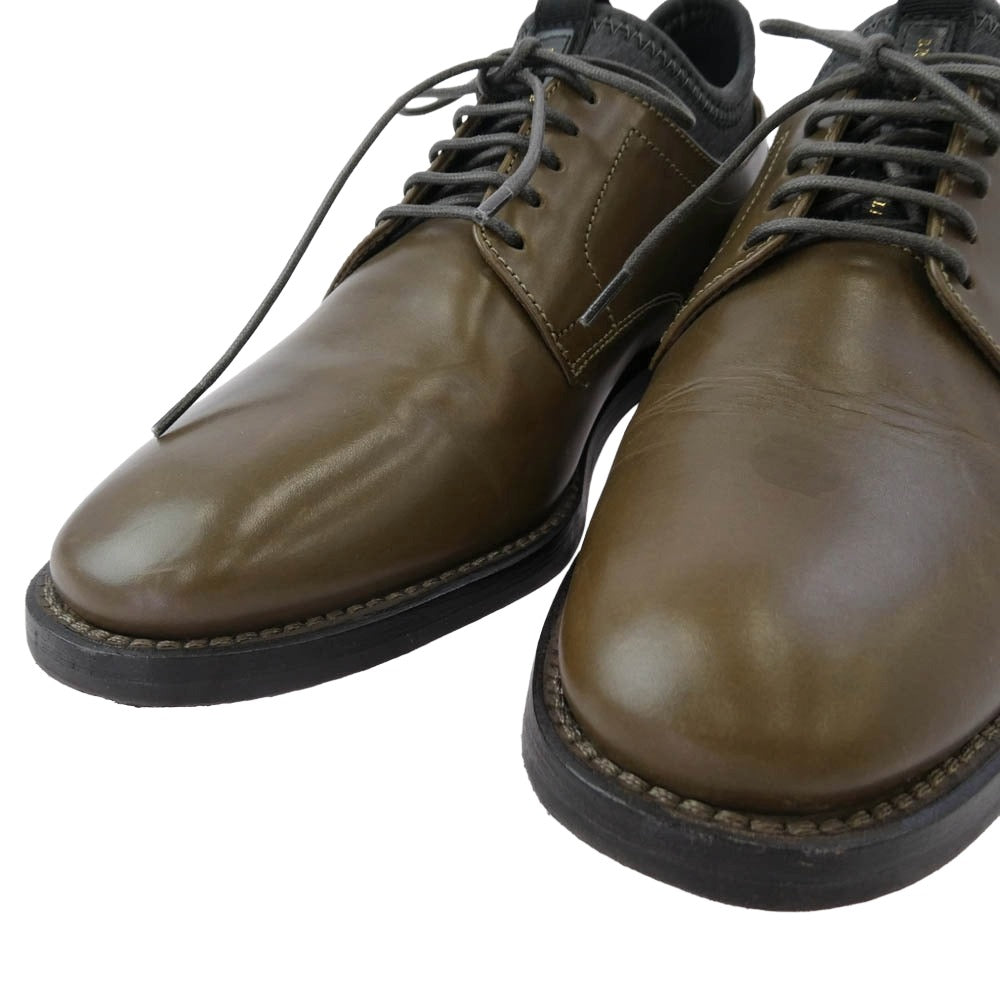 Brunello Cucinelli ブルネロクチネリ レースアップ レザー シューズ カーキ系 35【中古】