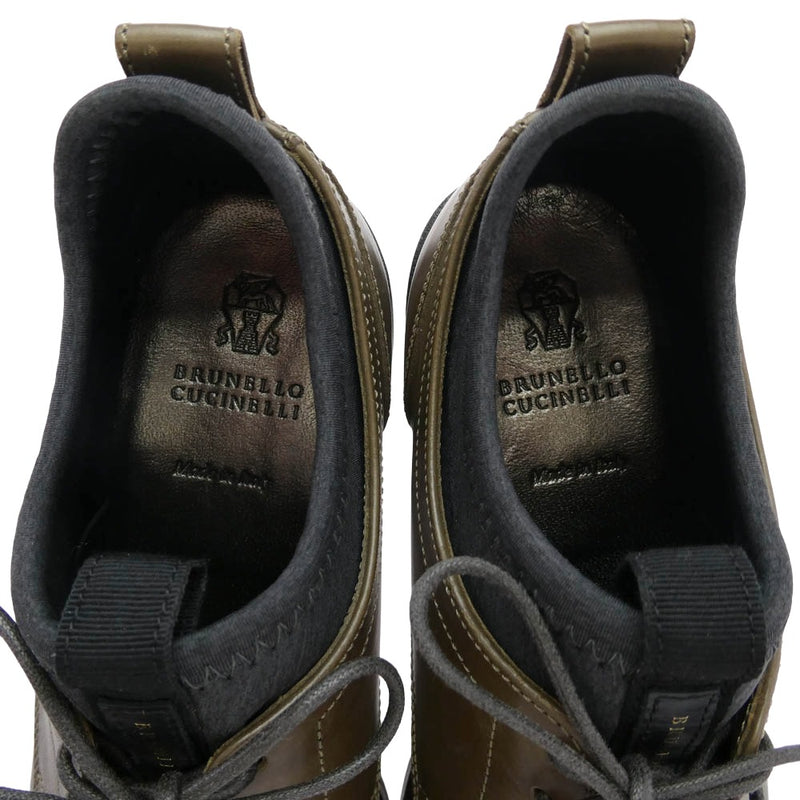 Brunello Cucinelli ブルネロクチネリ レースアップ レザー シューズ