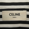 CELINE セリーヌ 2C009327D Classic shirt in large striped cotton with french collar ストライプ クラシック 長袖シャツ ブラック系 ホワイト系 38【中古】
