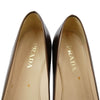 PRADA プラダ スクエアトゥ レザー パンプス ブラウン系 35【中古】