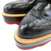 PRADA プラダ ウイングチップ プラットフォーム レザー シューズ ブラック系 35【中古】