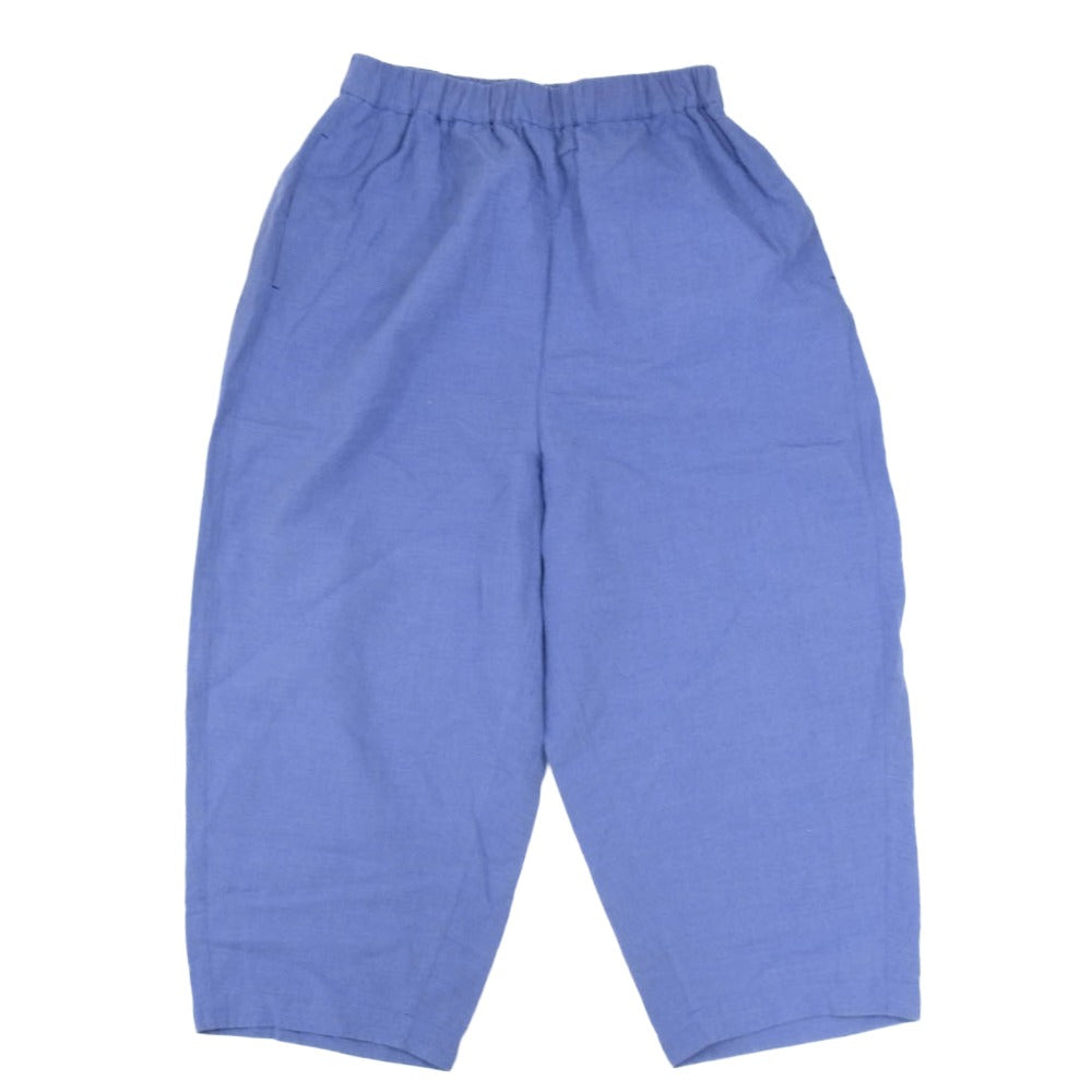 アーツアンドサイエンス 0231-L301F-2031 Bulky balloon pants シルクリネン混コットン バルキー バルーン パンツ ブルー系 1【中古】