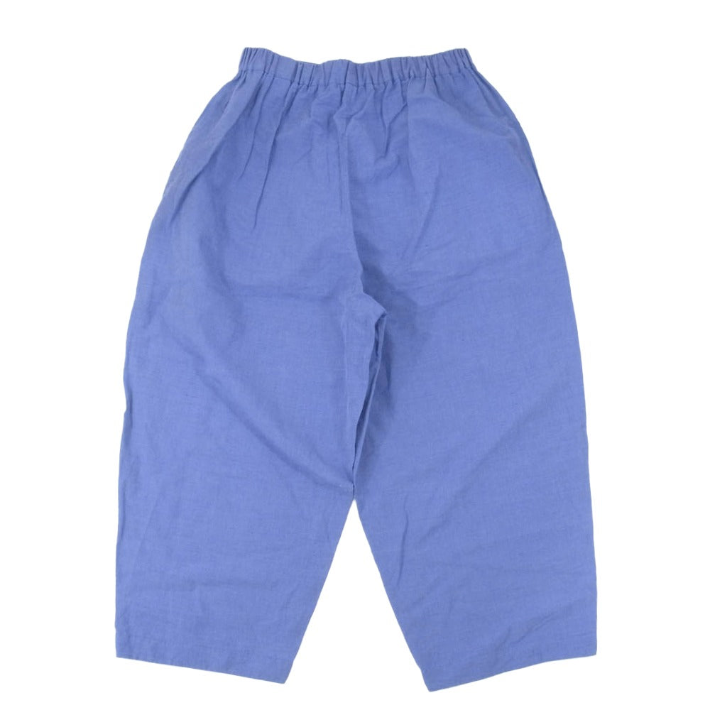 アーツアンドサイエンス 0231-L301F-2031 Bulky balloon pants シルクリネン混コットン バルキー バルーン パンツ ブルー系 1【中古】