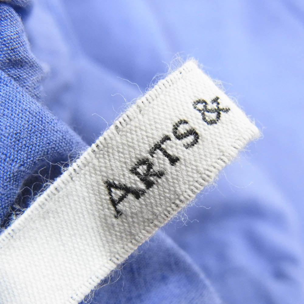 アーツアンドサイエンス 0231-L301F-2031 Bulky balloon pants シルクリネン混コットン バルキー バルーン パンツ ブルー系 1【中古】