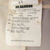 JIL SANDER ジルサンダー イタリア製 シルク混 玉虫 光沢 ステンカラー コート ベージュ系 36【中古】