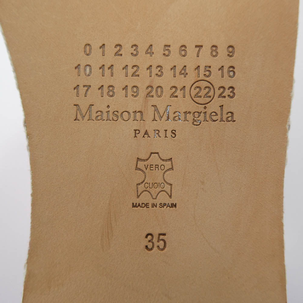 MAISON MARGIELA メゾンマルジェラ 19SS S58WR0032 エスパドリーユ タビ 足袋 シューズ 35【極上美品】【中古】