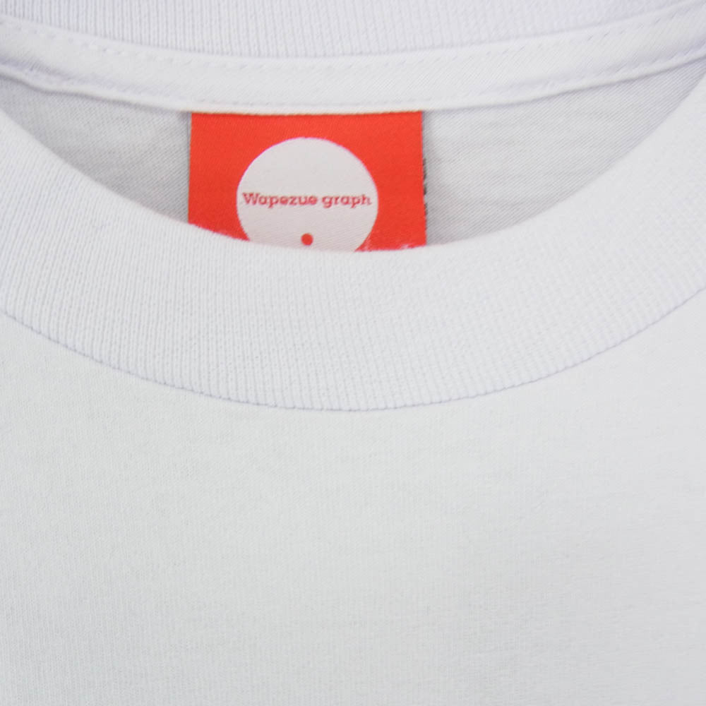ワペズウグラフ PRO CLUB プロクラブ プリント 半袖 Tシャツ ホワイト系 XL【中古】