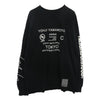 NEIGHBORHOOD ネイバーフッド 23SS HZ-T63-288 × YOHJI YAMAMOTO ヨウジ ヤマモト YN.CREW NECK LS ロングスリーブ 長袖 Tシャツ ブラック系 XXL【中古】