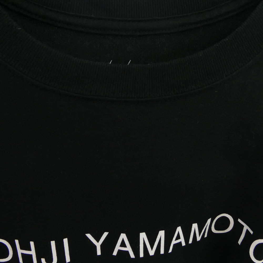NEIGHBORHOOD ネイバーフッド 23SS HZ-T63-288 × YOHJI YAMAMOTO ヨウジ ヤマモト YN.CREW NECK LS ロングスリーブ 長袖 Tシャツ ブラック系 XXL【中古】
