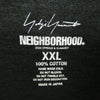 NEIGHBORHOOD ネイバーフッド 23SS HZ-T63-288 × YOHJI YAMAMOTO ヨウジ ヤマモト YN.CREW NECK LS ロングスリーブ 長袖 Tシャツ ブラック系 XXL【中古】