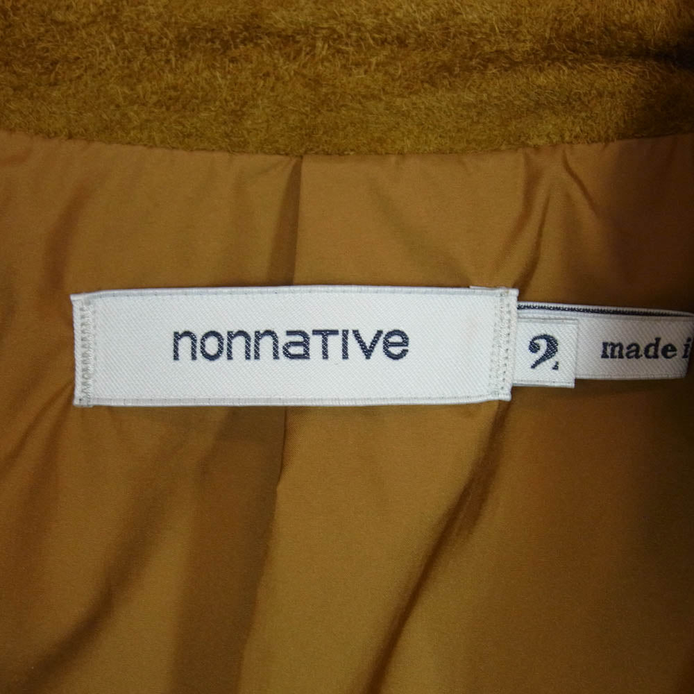 nonnative ノンネイティブ 17SS NN-J3118 COACH JACKET COW SUEDE カウ スエード コーチ ジャケット ブラウン系 2【中古】