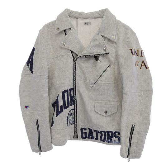 オールドパーク リメイク スウェット ライダース グレー系 M【中古】