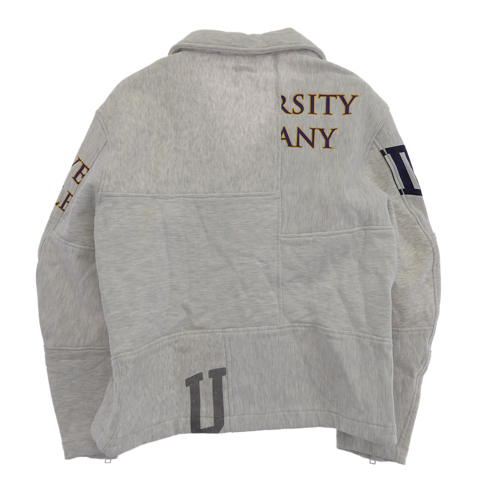 オールドパーク リメイク スウェット ライダース グレー系 M【中古】