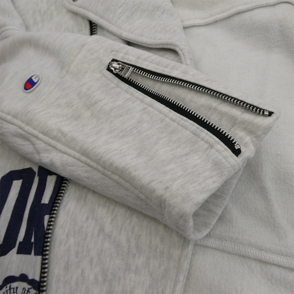 オールドパーク リメイク スウェット ライダース グレー系 M【中古】