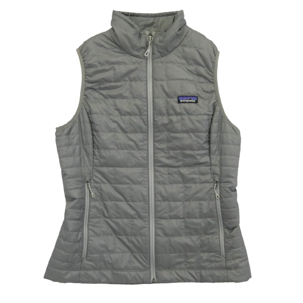 patagonia パタゴニア 22AW 84247 22年製 Nano Puff Vest ウィメンズ ナノ パフ ベスト 中綿ベスト グレー系 M【中古】