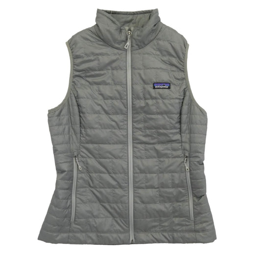 patagonia パタゴニア 22AW 84247 22年製 Nano Puff Vest ウィメンズ ナノ パフ ベスト 中綿ベスト グレー系 M【中古】