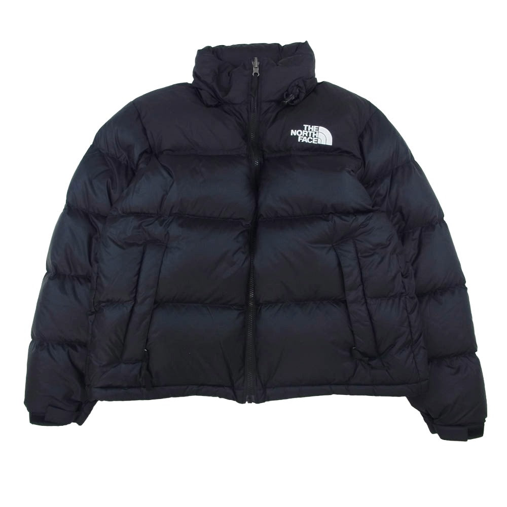 THE NORTH FACE ノースフェイス NDW92555 Short Nuptse Jacket レディース ショート ヌプシ ジャケット ダウン ジャケット ブラック系 L【美品】【中古】