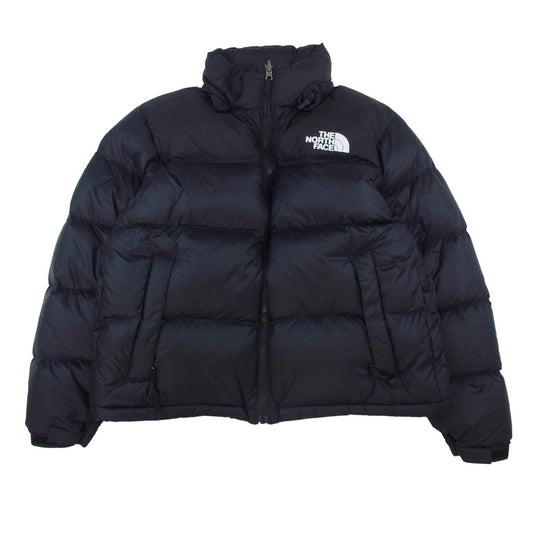 THE NORTH FACE ノースフェイス NDW92555 Short Nuptse Jacket レディース ショート ヌプシ ジャケット ダウン ジャケット ブラック系 L【美品】【中古】