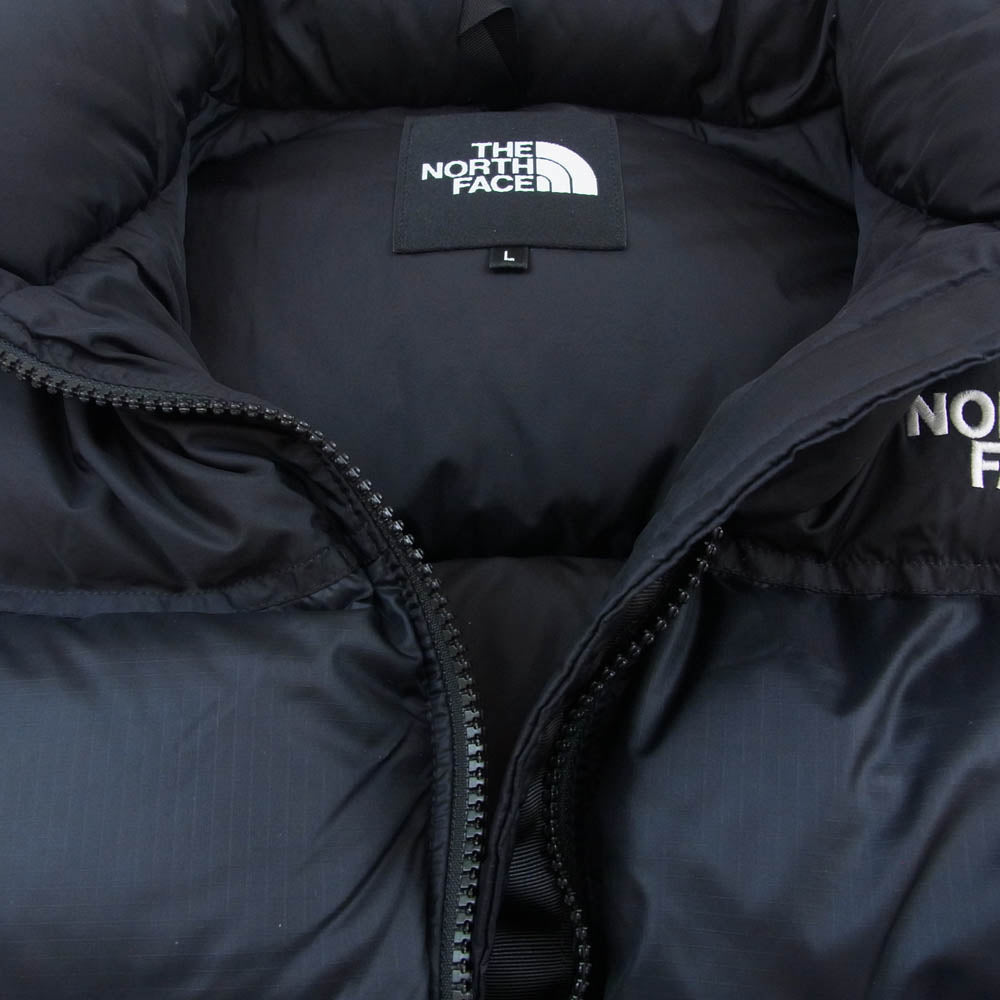THE NORTH FACE ノースフェイス NDW92555 Short Nuptse Jacket レディース ショート ヌプシ ジャケット ダウン ジャケット ブラック系 L【美品】【中古】