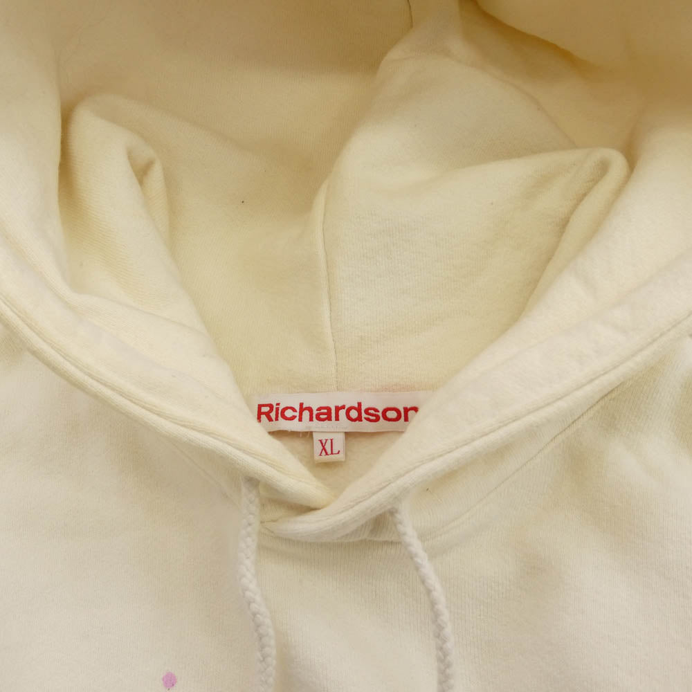 リチャードソン ZPM-78010 × Fritz The Cat Smoked Out Hoodie フリッツ ザ キャット スモークド アウト フーディー スウェット パーカー ホワイト系 XL【中古】