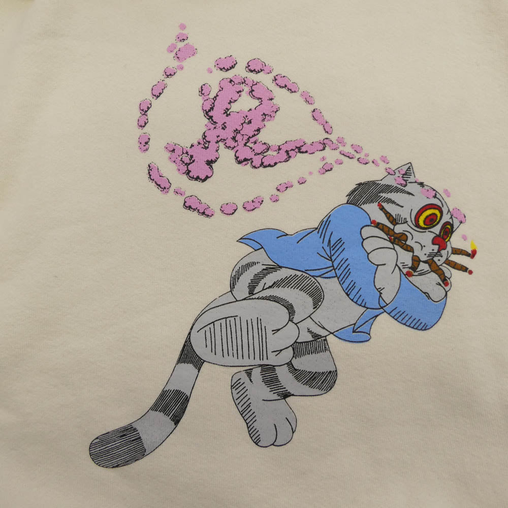 リチャードソン ZPM-78010 × Fritz The Cat Smoked Out Hoodie フリッツ ザ キャット スモークド アウト フーディー スウェット パーカー ホワイト系 XL【中古】