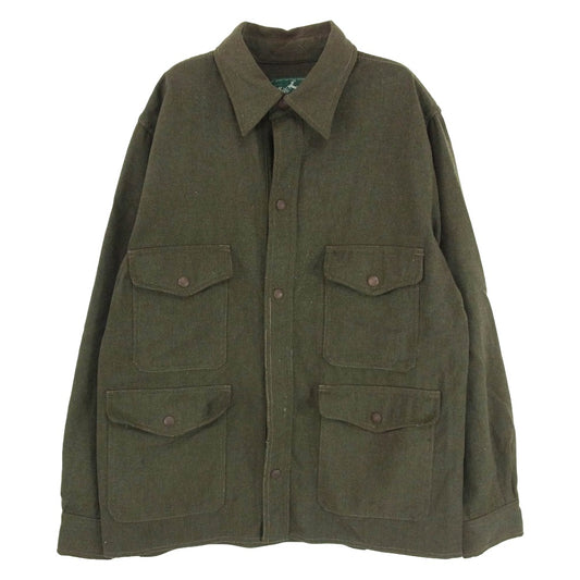 ホワイトスタッグ 50s Vintage ヴィンテージ ウール ハンティング ブルゾン マッキーノクルーザー コート ジャケット カーキ系 サイズ表記無【中古】