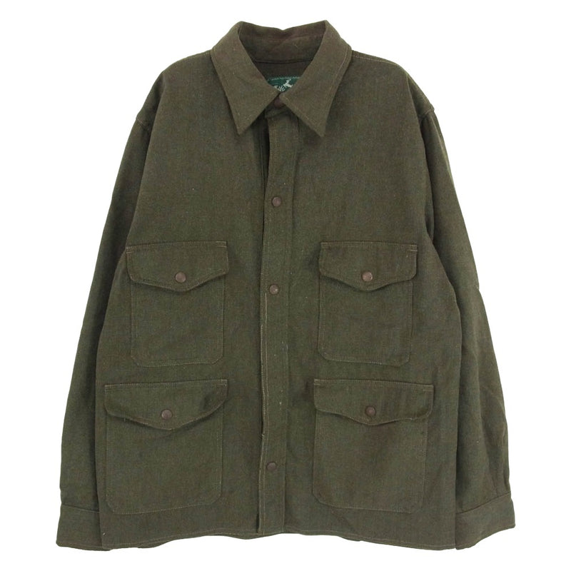 ホワイトスタッグ 50s Vintage ヴィンテージ ウール ハンティング ブルゾン マッキーノクルーザー コート ジャケット カーキ系 サイズ表記無【中古】