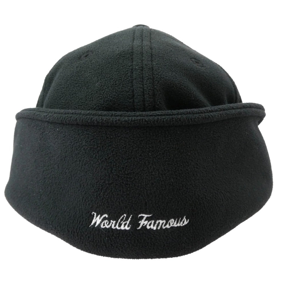 Supreme シュプリーム 17AW Polartec Ear Flap New Era ポーラテック イヤーフラップ ニューエラ ボックスロゴ キャップ 帽子 ブラック系 60.6cm【中古】