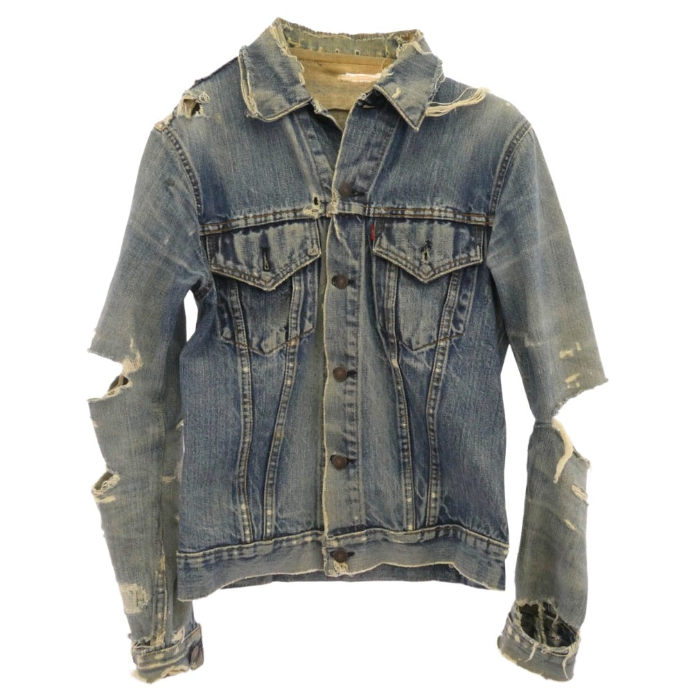 Levi's リーバイス 60s 70s 70505 4th BIGE ボタン裏刻印525 デニムジャケット インディゴブルー系【中古】