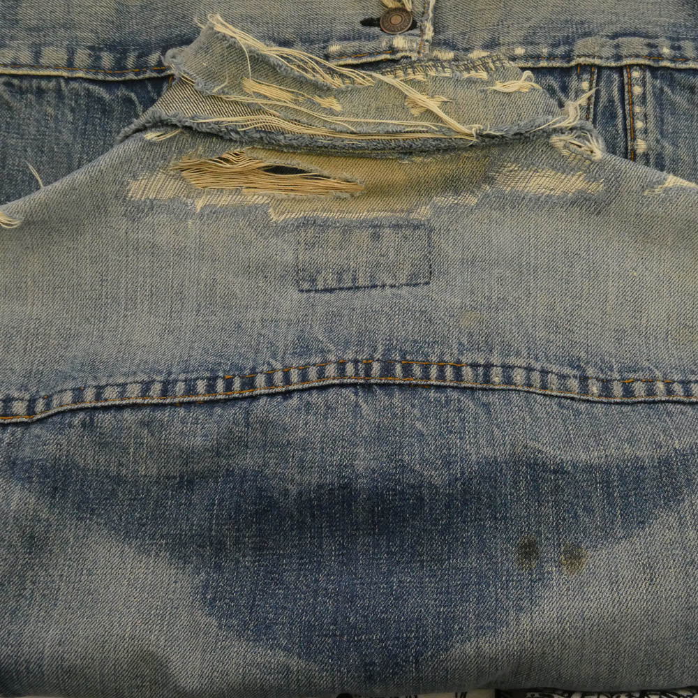 Levi's リーバイス 60s 70s 70505 4th BIGE ボタン裏刻印525 デニムジャケット インディゴブルー系【中古】