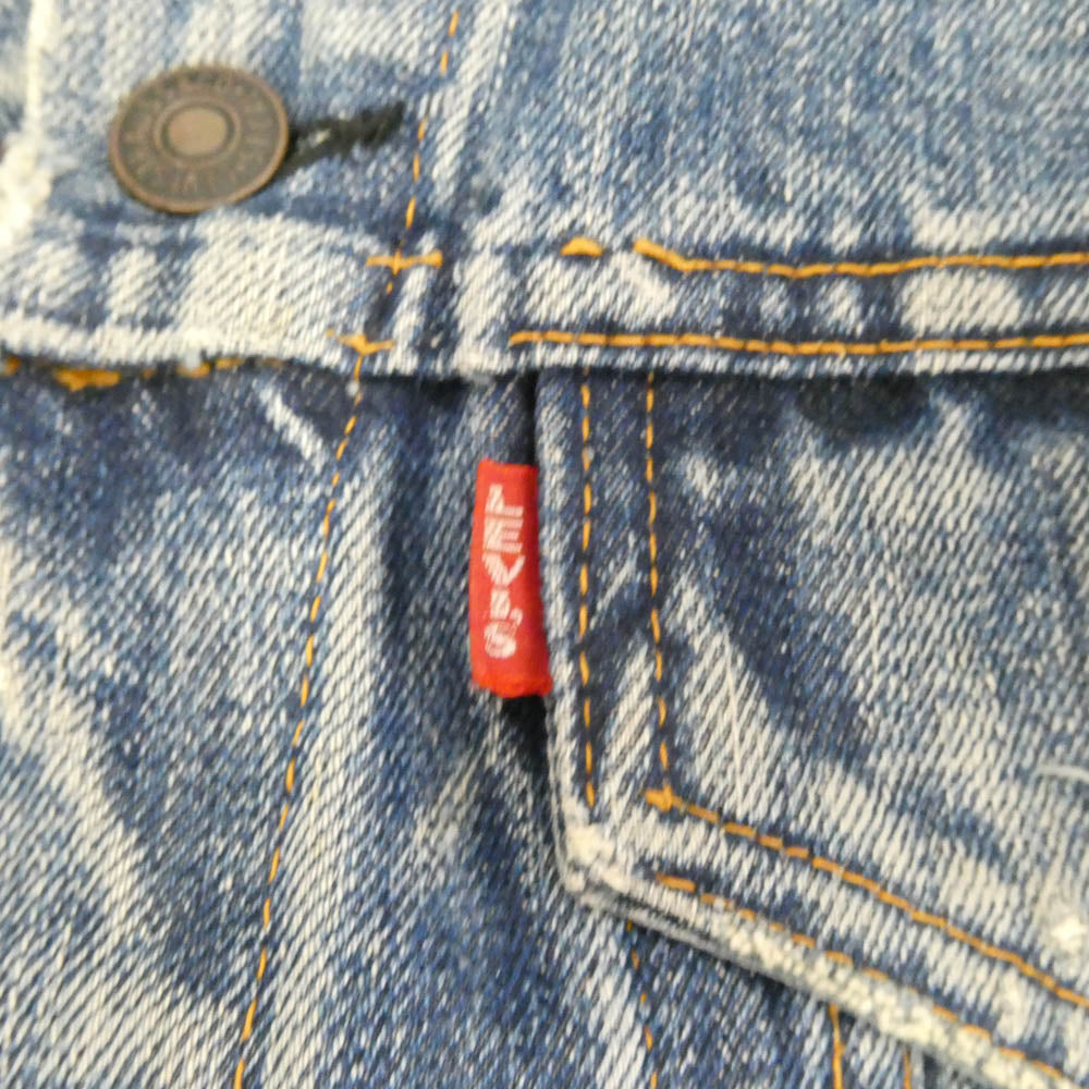 Levi's リーバイス 60s 70s 70505 4th BIGE ボタン裏刻印525 デニムジャケット インディゴブルー系【中古】