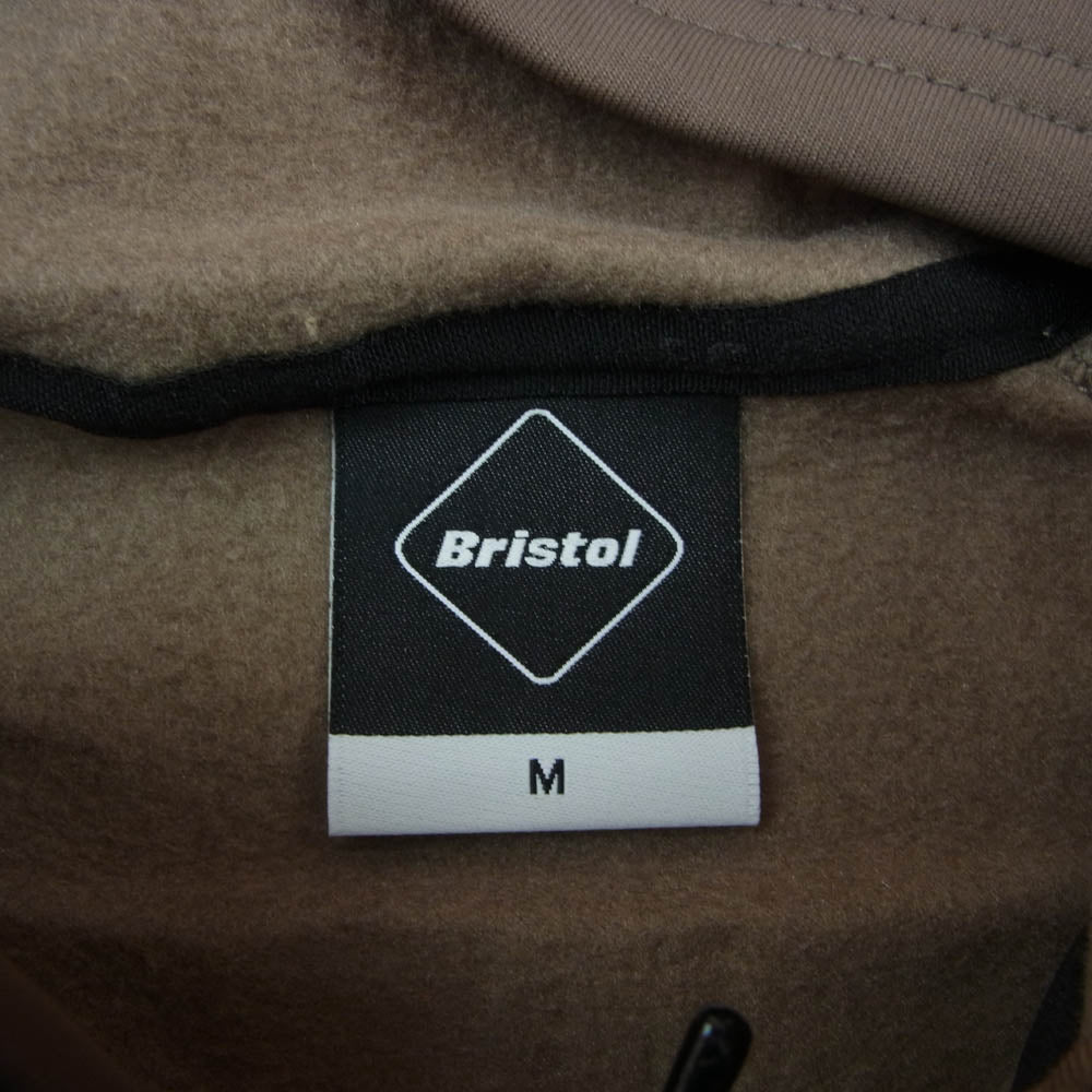 F.C.R.B. エフシーアールビー FCRB-252030 STRETCH FLEECE GAITER HOODIE ストレッチ フリース フーディー パーカー モカ M【新古品】【未使用】【中古】