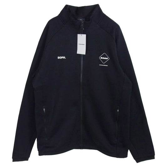F.C.R.B. エフシーアールビー FCRB-252029 STRETCH FLEECE STAND COLLAR BLOUSON ストレッチ フリース スタンドカラー ブルゾン ブラック系 XL【新古品】【未使用】【中古】