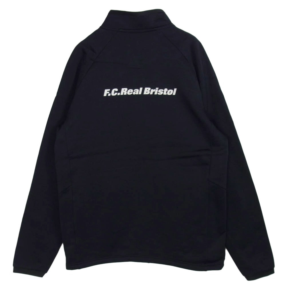 F.C.R.B. エフシーアールビー FCRB-252029 STRETCH FLEECE STAND COLLAR BLOUSON ストレッチ フリース スタンドカラー ブルゾン ブラック系 XL【新古品】【未使用】【中古】