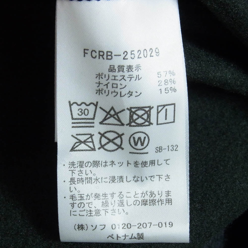 F.C.R.B. エフシーアールビー FCRB-252029 STRETCH FLEECE STAND COLLAR BLOUSON ストレッチ フリース スタンドカラー ブルゾン ブラック系 XL【新古品】【未使用】【中古】